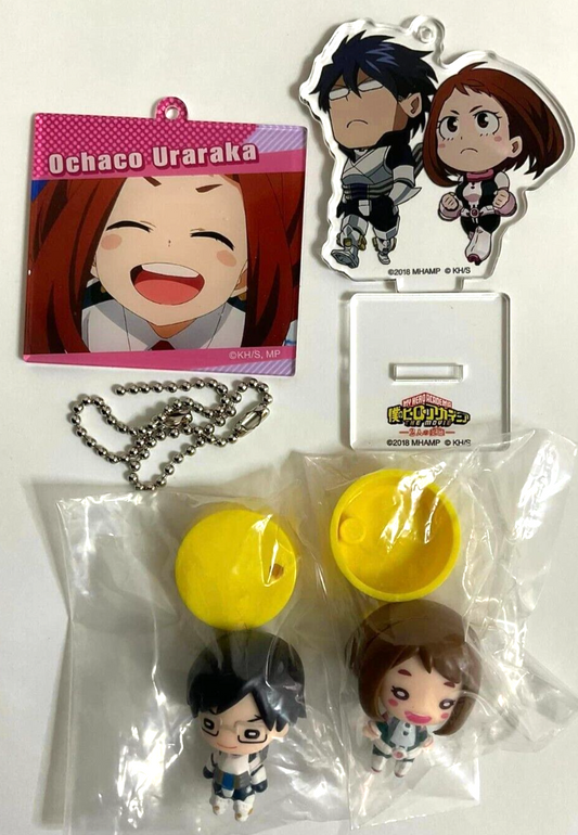 My Hero Academia Nitotan Mini Mascot Acrylic Keychain Ochako Uraraka Tenya Iida