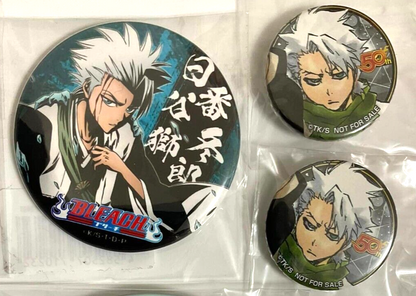 Bleach Can Badge Button Collection x6 Toshiro Hitsugaya