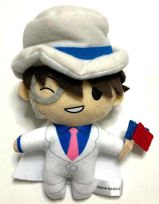 Detective Conan Mini Mascot Plush Doll Soft Toy Kaito KID Kuroba