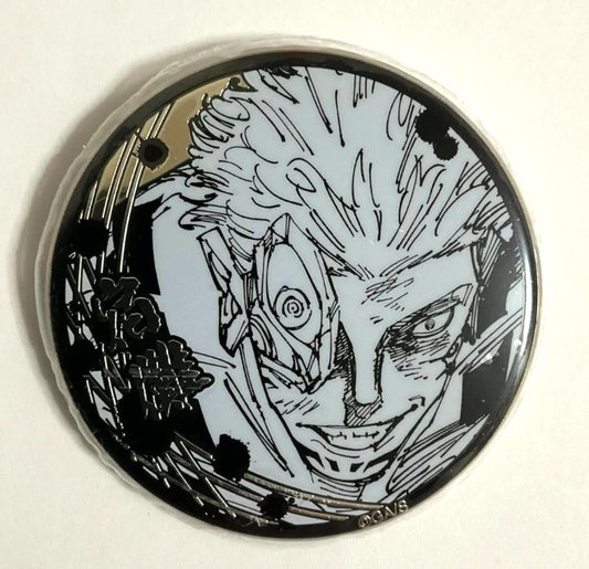 Jujutsu Kaisen Domain Expansion Fair Silver Can Badge Button Sukuna Juju