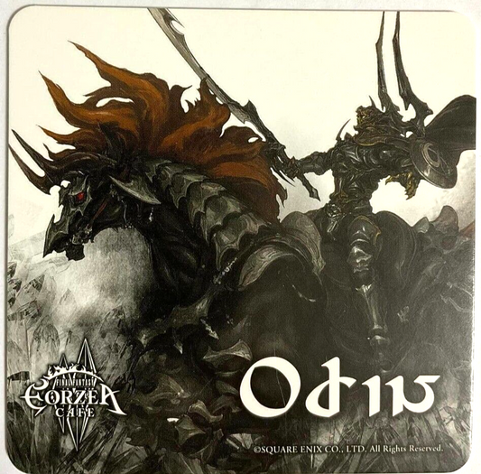 Final Fantasy XIV Primals Coaster Odin Eorzea Cafe