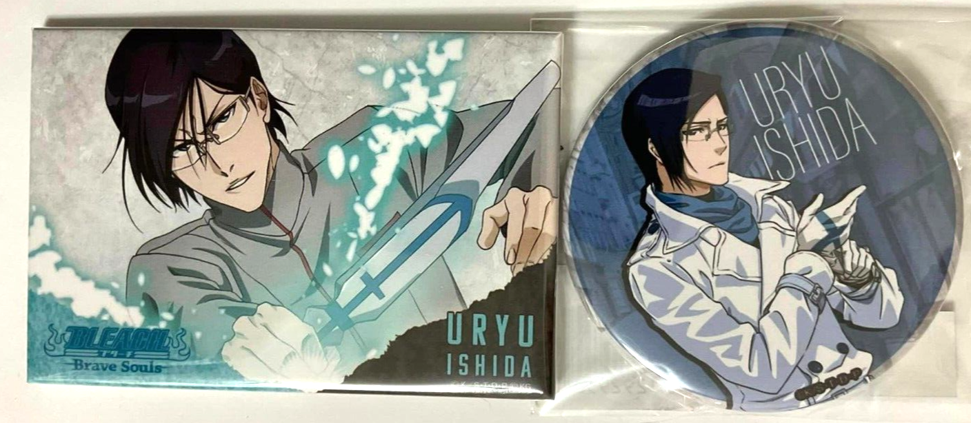 Bleach Can Badge Button Collection x2 Uryu Ishida