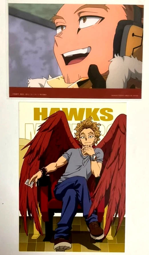 My Hero Academia World Heroes Mission Card Bromide Hawks Keigo Takami xde