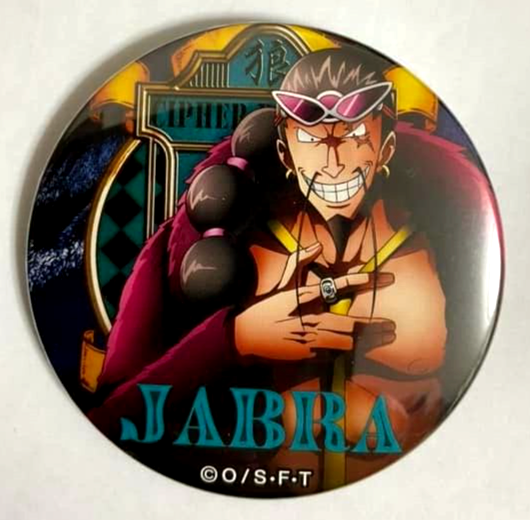 One Piece Yakara BEAST Can Badge Button Jabra Cipher Pol
