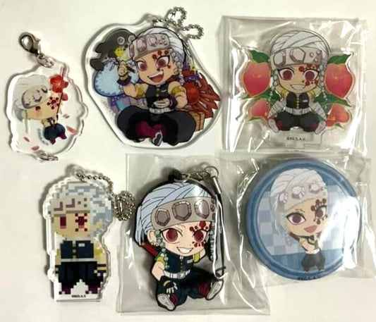 Kimetsu Yaiba Demon Slayer Petanko Acrylic Stand Keychain Badge Tengen Uzui xde
