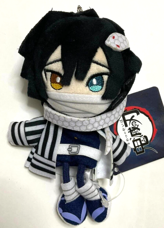 Kimetsu no Yaiba Demon Slayer Puppet Charm Plush Doll Mascot Obanai Iguro