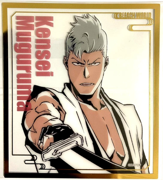 Bleach WORLD Clear Mini Card Shikishi Kensei Muguruma