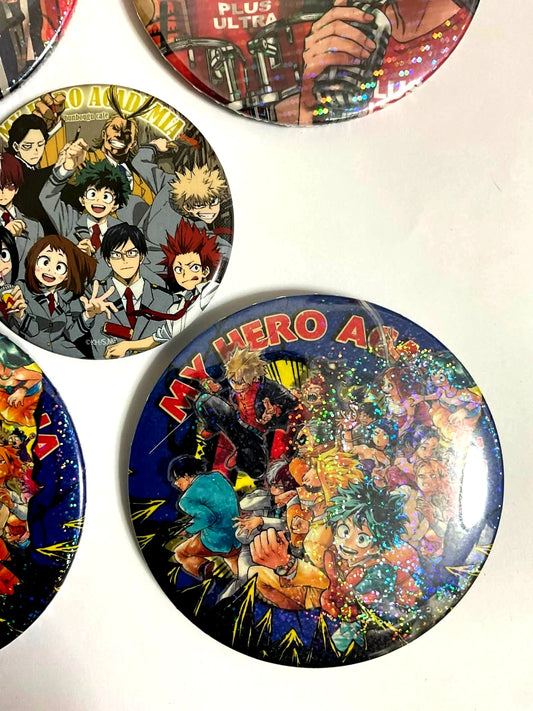 My Hero Academia Can Badge Button Midoriya Bakugo Todoroki Uraraka Iida xde