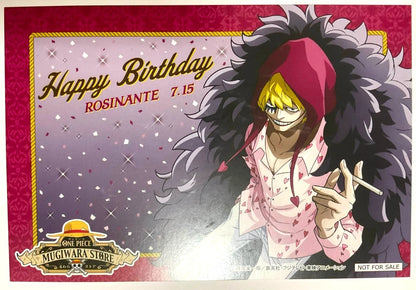 One Piece Bday Bonus Card Corazon Mugiwara Anime xde