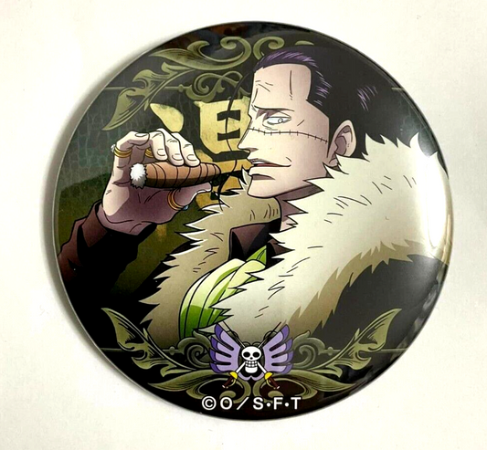 One Piece Yakara WORLD Can Badge Button Sir Crocodile