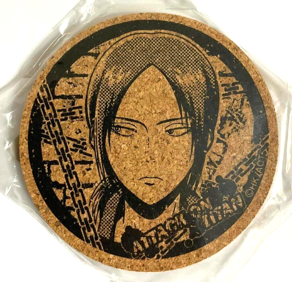 Attack On Titan Cork Coaster x2 Ymir Historia Reiss Krista Lenz