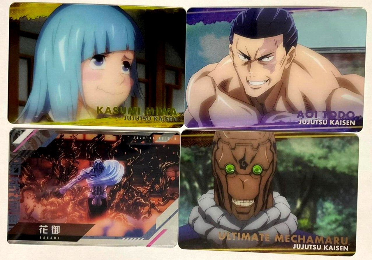 Jujutsu Kaisen Mini Clear Card Kasumi Miwa Aoi Todo Mechamaru Hanami