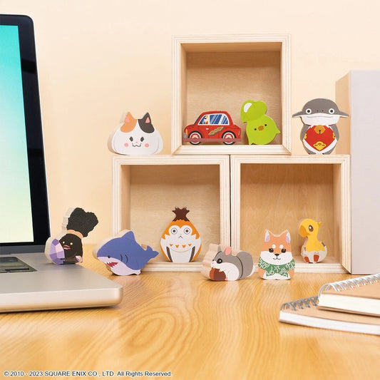 Final Fantasy XIV TAITO Minion Mini Wooden Block Set Chocobo Paissa Square Enix