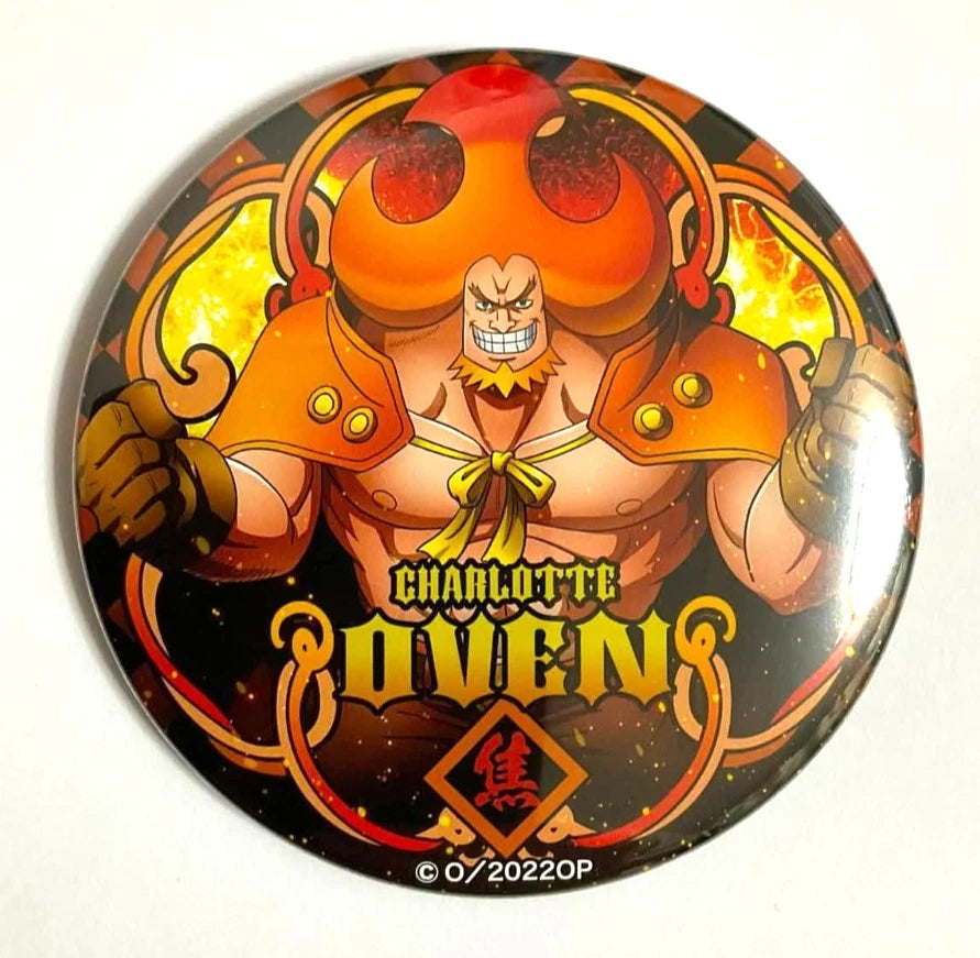 One Piece Yakara FILM RED Can Badge Button Charlotte Oven Mugiwara xde