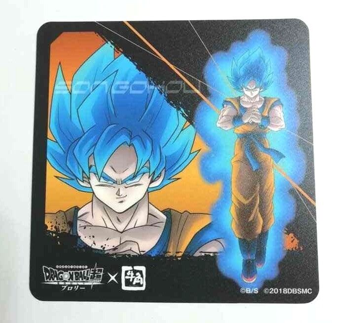 Dragon Ball Super Original Coaster x6 Son Goku Vegeta Gogeta Freeza