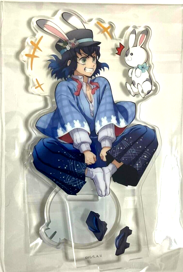 Kimetsu Yaiba x AGF 2023 Ufotable Usagi Acrylic Stand Inosuke Hashibira