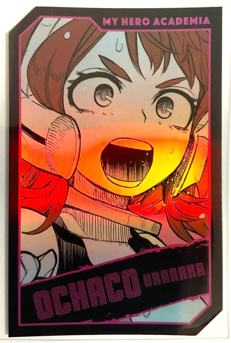 My Hero Academia JF2025 Mini Hologram Card Collection Ochako Uraraka