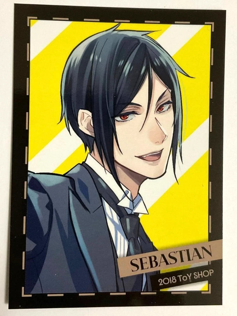Black Butler Memorial Arcade Mini Card Sebastian Michaelis
