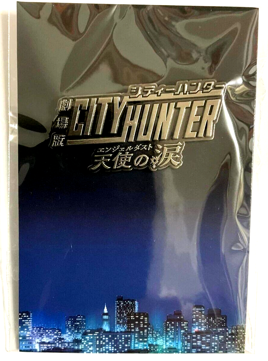 City Hunter Angel Dust Pins Badge Button Ryo Saeba Kaori Makimura