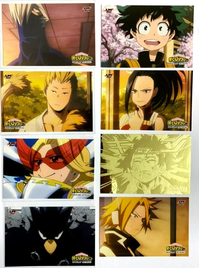 My Hero Academia Bonus Card Shoji Kaminari Tokoyami Aoyama Ojiro Midoriya xde
