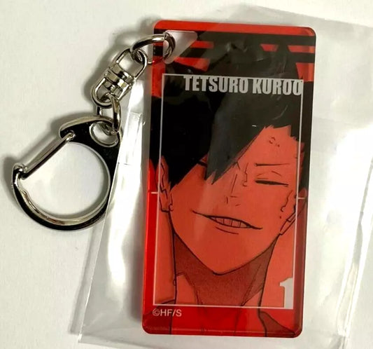 Haikyuu Exhibi Acrylic Tag Keychain Collection Tetsuro Kuroo