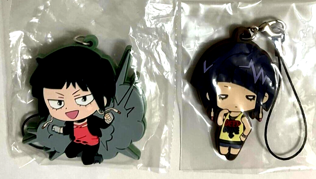 My Hero Academia Nitotan Rubber Strap Charm x2 Kyoka Jiro