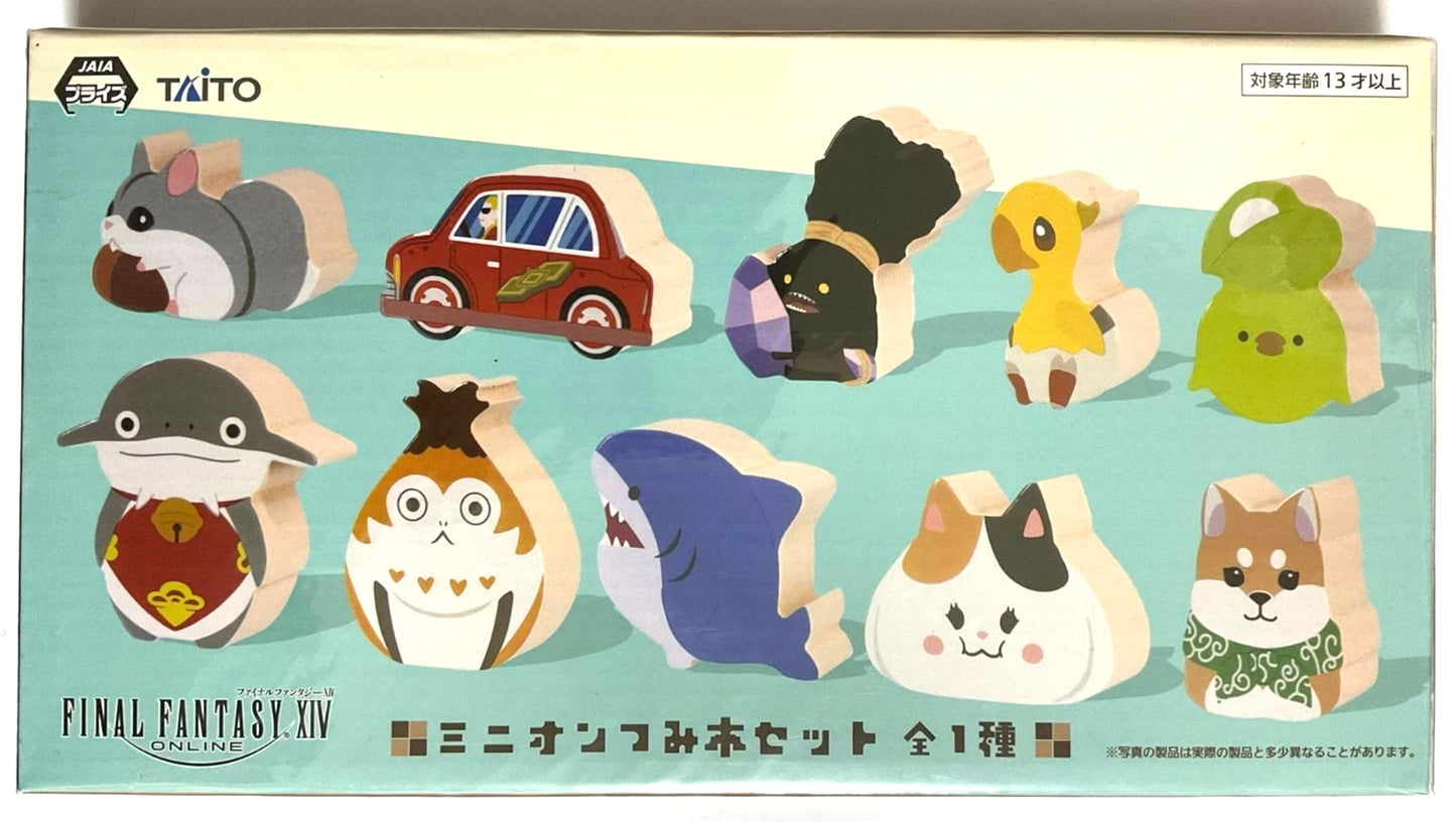 Final Fantasy XIV TAITO Minion Mini Wooden Block Set Chocobo Paissa Square Enix