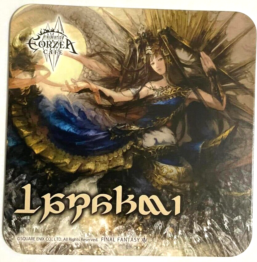 Final Fantasy XIV Primals Coaster Lakshmi Eorzea Cafe
