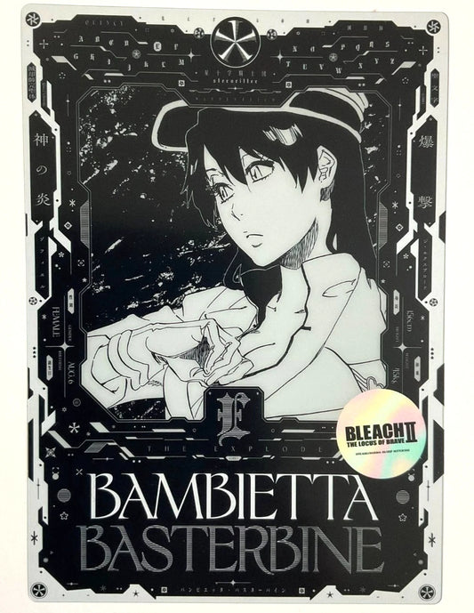 Bleach BLEACH THE LOCUS OF BRAVE II Clear Card Bambietta Basterbine