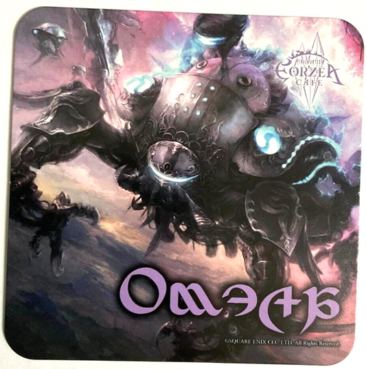 Final Fantasy XIV Primals Coaster Omega Eorzea Cafe