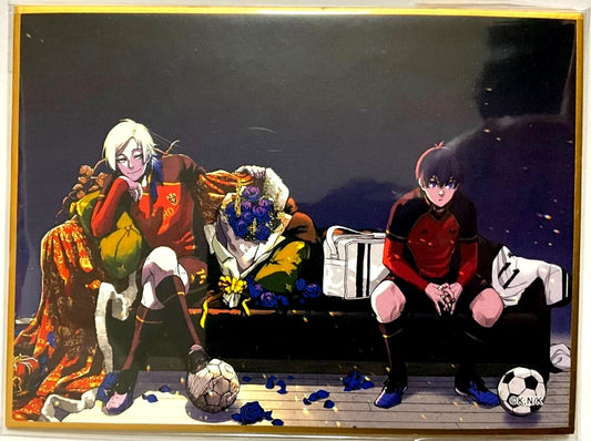 Blue Lock x ISETAN Mini Autograph Shikishi Yoichi Isagi Michael Kaiser