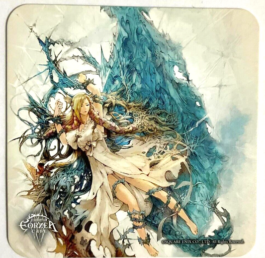 Final Fantasy XIV Art Coaster Oracle of Light Minfilia Eorzea Cafe