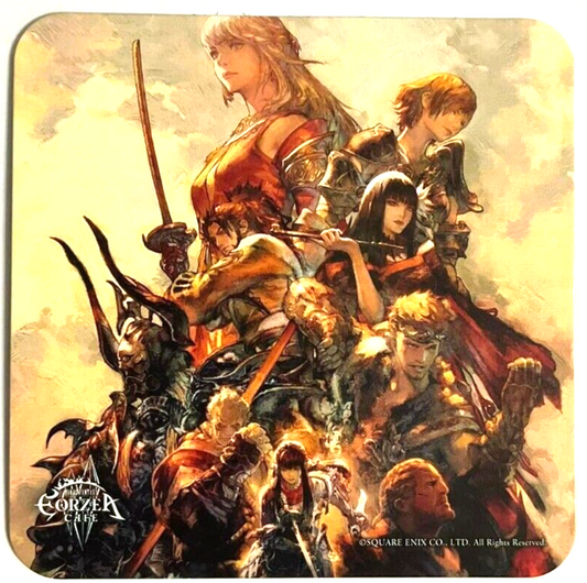 Final Fantasy XIV STORMBLOOD Art Coaster Lyse Hien Yugiri Eorzea Cafe