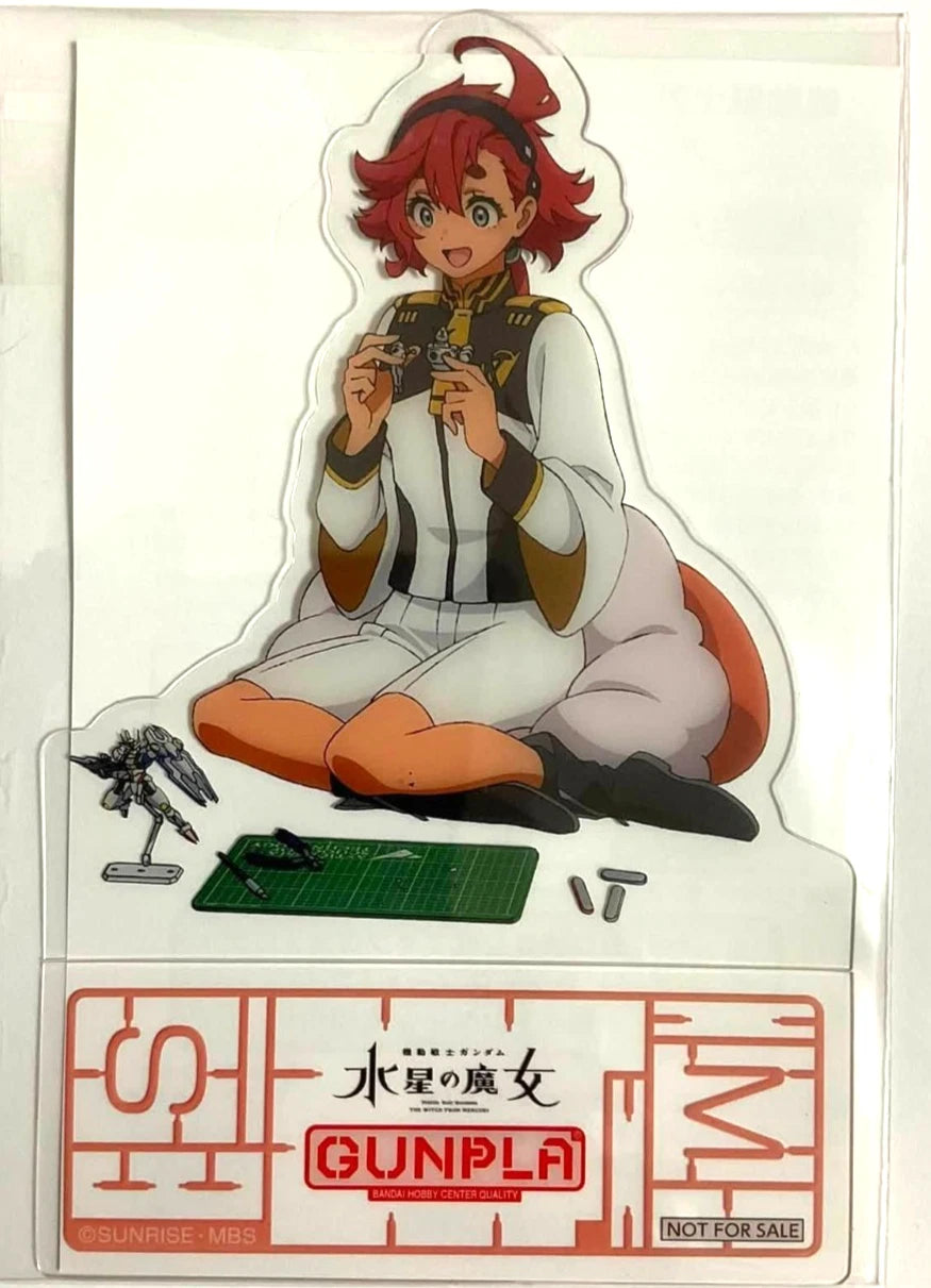 Mobile Suit Gundam The Witch from Mercury GUNPLA Acrylic Stand Sheet Suletta
