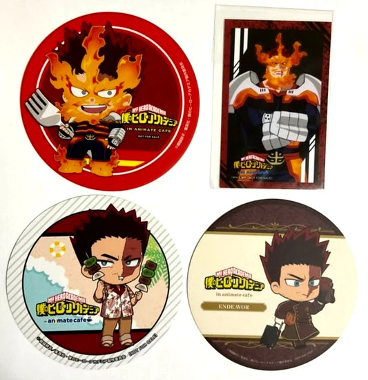 My Hero Academia Coaster Mini Card Endeavor xde