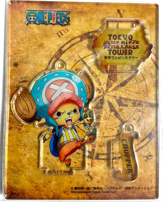 One Piece Acrylic Stand Chopper Tokyo Tower Limited Gold xde