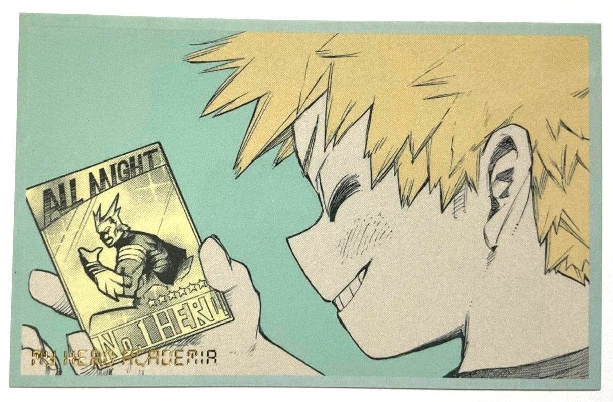 My Hero Academia GENGA EX Memorial Collection Mini Card Katsuki Bakugo