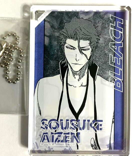 Bleach Domino Acrylic Keychain Strap Collection Sousuke Aizen