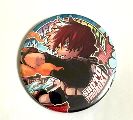 My Hero Academia Can Badge Button Shoto Todoroki