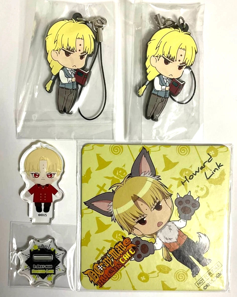 D.gray-man Hallow Coaster Acrylic Stand Rubber Strap Howard Link xde
