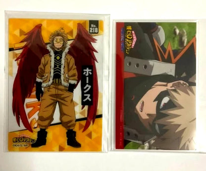 My Hero Academia Clear Card Hawks Katsuki Bakugo MHA xde