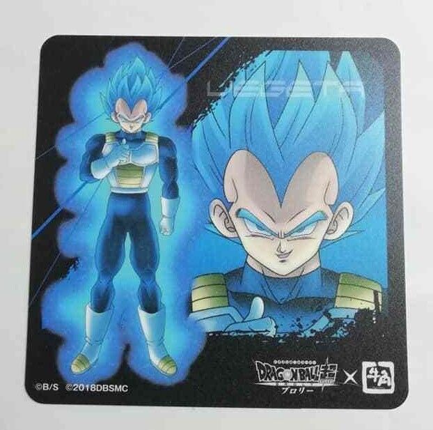 Dragon Ball Super Original Coaster x6 Son Goku Vegeta Gogeta Freeza