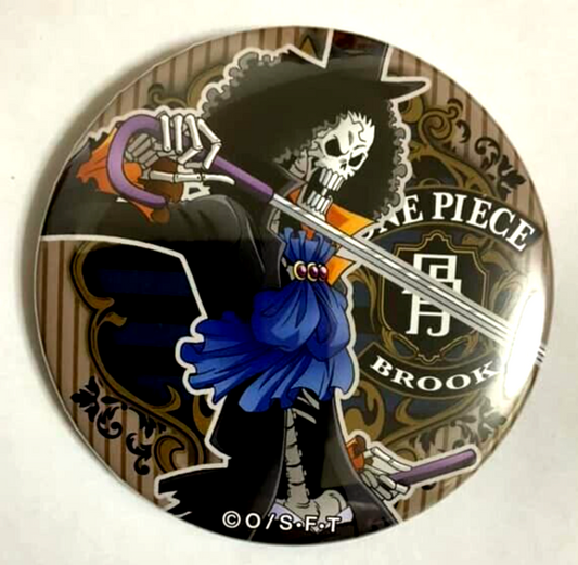 One Piece Yakara Phantom Nightmare Can Badge Button Brook