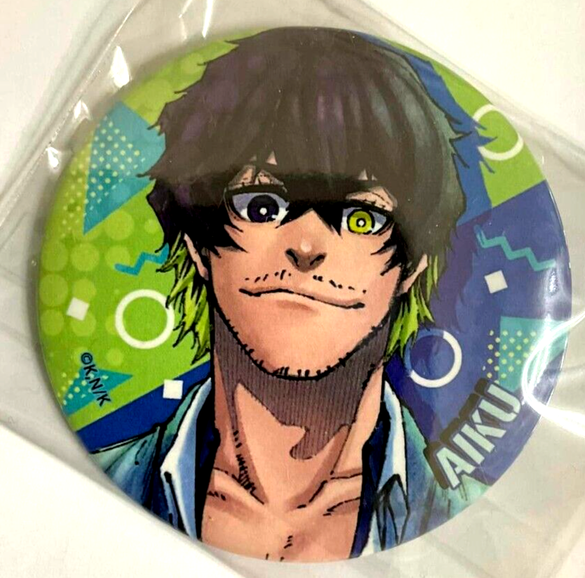 Blue Lock Can Badge Button Oliver Aiku