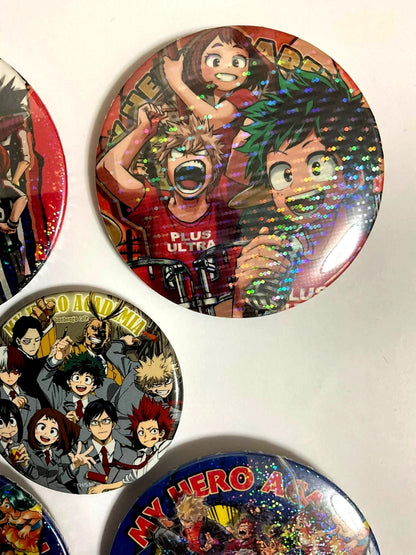 My Hero Academia Can Badge Button Midoriya Bakugo Todoroki Uraraka Iida xde