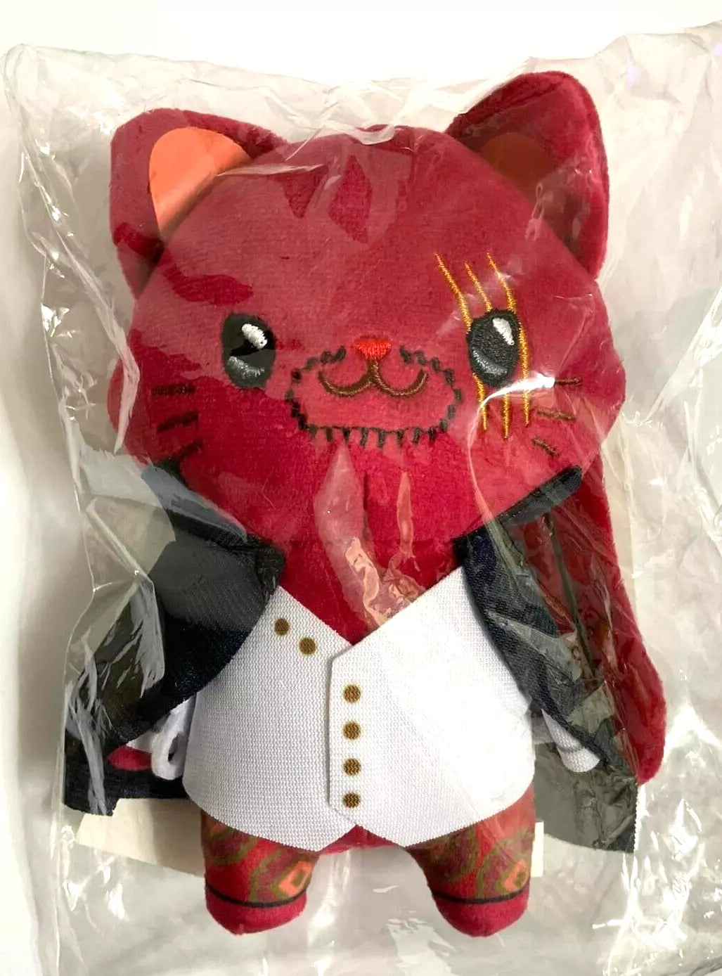 One Piece FILM RED with Cat Plush Doll Soft Toy Shanks