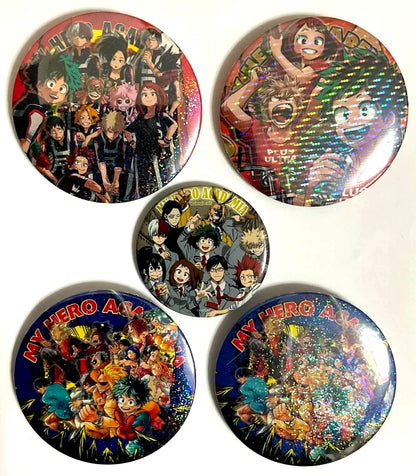 My Hero Academia Can Badge Button Midoriya Bakugo Todoroki Uraraka Iida xde