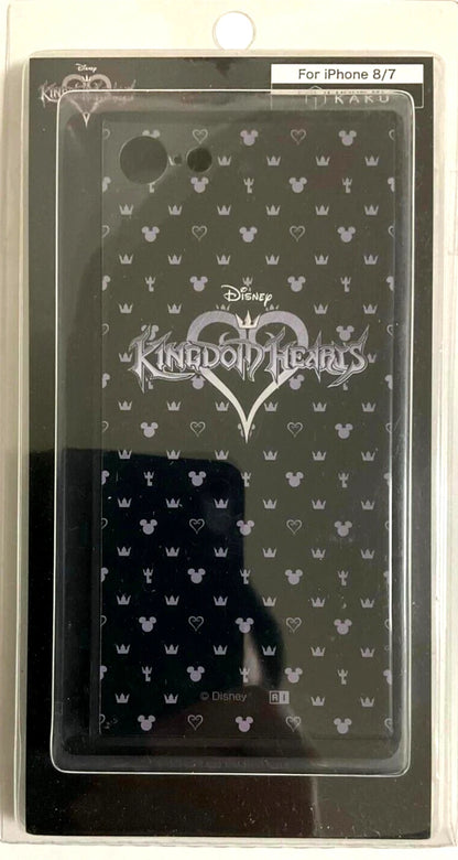 Kingdom Hearts Smart Phone Case iPhone 7 8 KAKU Color Glass Black ### xde