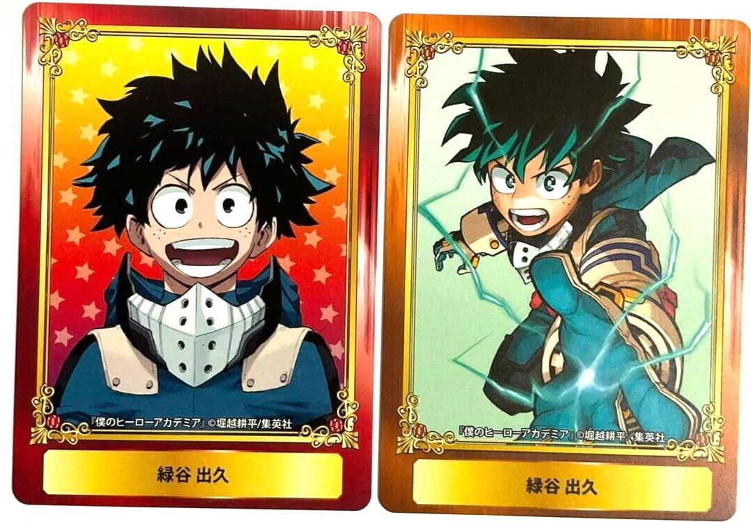 My Hero Academia SCF Bonus Mini Card x2 Izuku Midoriya