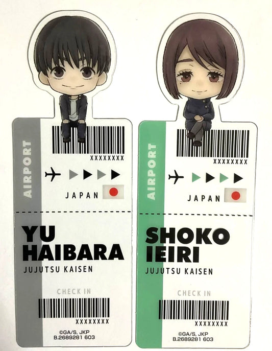 Jujutsu Kaisen Bookmark Collection Sheet Yu Haibara Shoko Ieiri xde